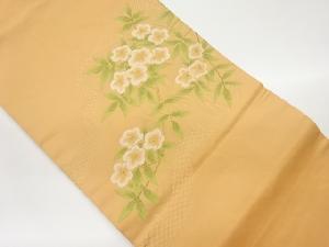 金糸枝花模様織出し名古屋帯